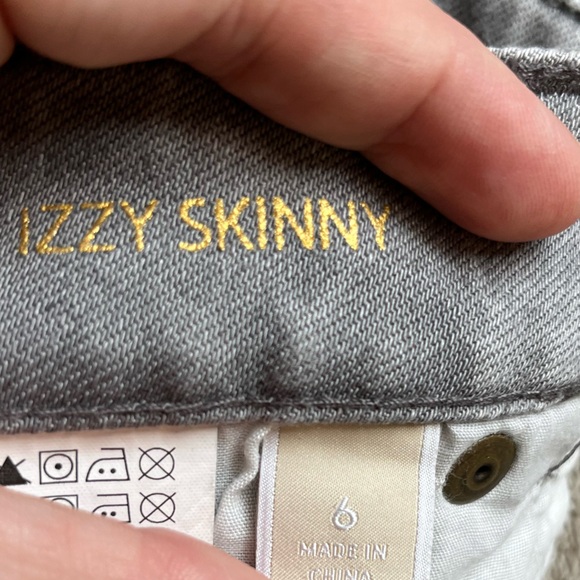 Michael Kors Grey Izzy Skinny Jeans - Picture 10 of 14